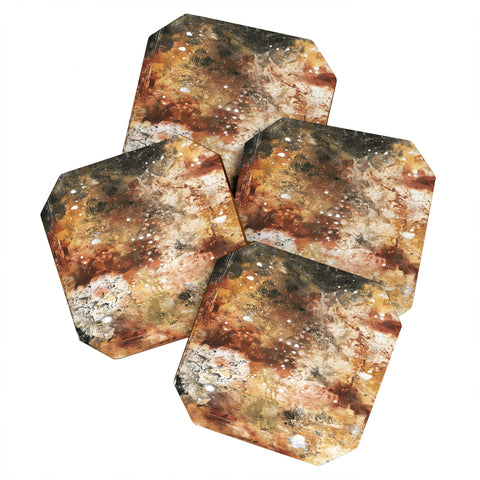 Madart Inc. Heavenly Earth DUNCANSON Coaster Set