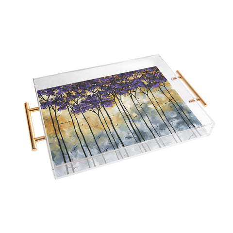 Madart Inc. Lavender Dusk DUNCANSON Acrylic Tray