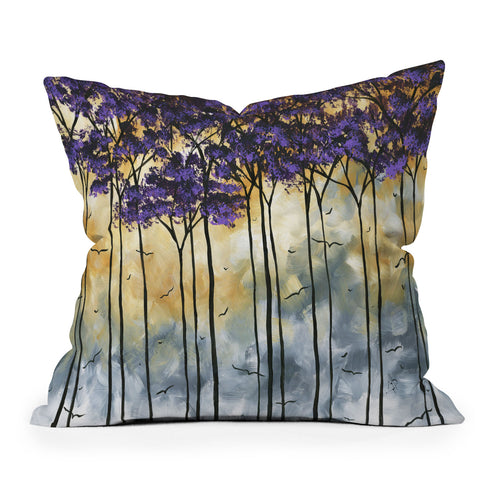 Madart Inc. Lavender Dusk DUNCANSON Outdoor Throw Pillow