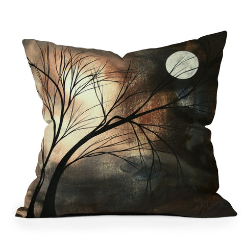 Madart Inc. Lost Moon Outdoor Throw Pillow