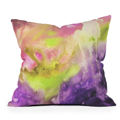 Madart Inc. Lost Nebula 1 Outdoor Throw Pillow