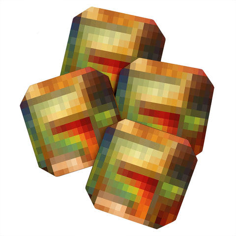 Madart Inc. Maze of Colors Coaster Set