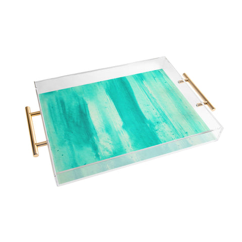 Madart Inc. Modern Dance Aqua Passion Acrylic Tray