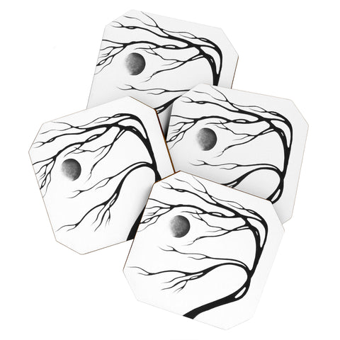 Madart Inc. Modern Dance Moon Song Coaster Set