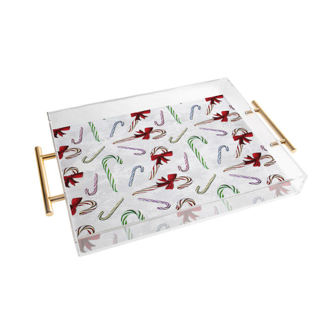 Madart Inc. Multi Candy Canes Acrylic Tray