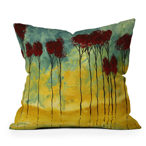 Madart Inc. On The Pond 2 Outdoor Throw Pillow