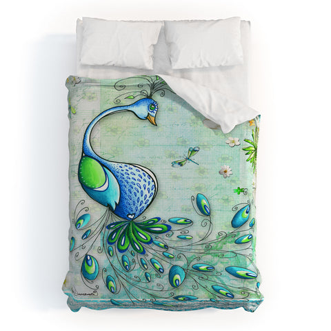 Madart Inc. Peacock Princess Duvet Cover