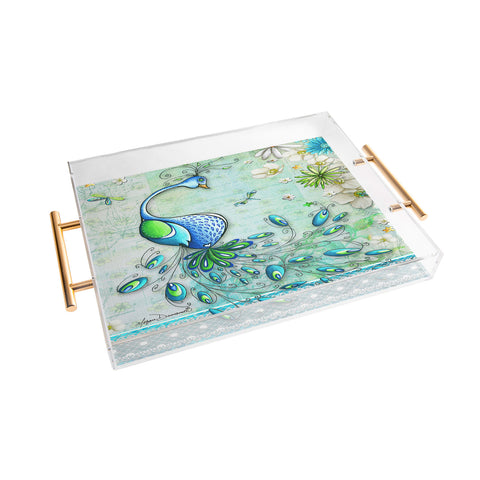 Madart Inc. Peacock Princess Acrylic Tray