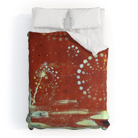 Madart Inc. Perceived Beauty Pinwheels Duvet Cover