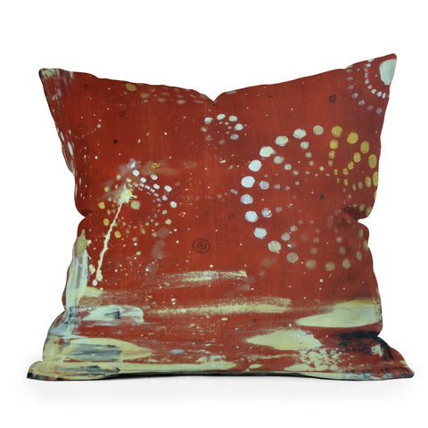 Madart Inc. Perceived Beauty Pinwheels Outdoor Throw Pillow