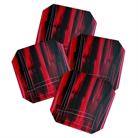 Madart Inc. Perceived Beauty Vividness Coaster Set