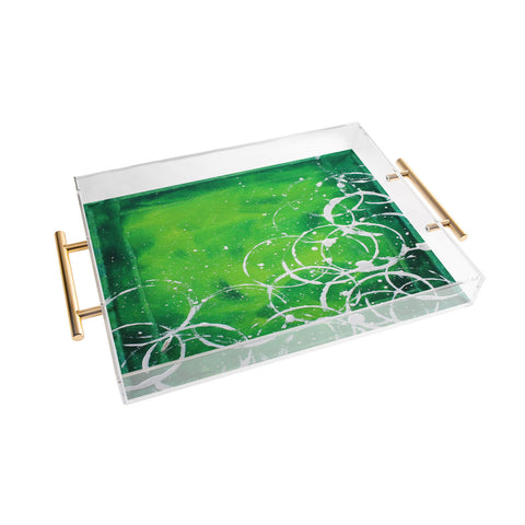Madart Inc. Richness Of Color Green Acrylic Tray