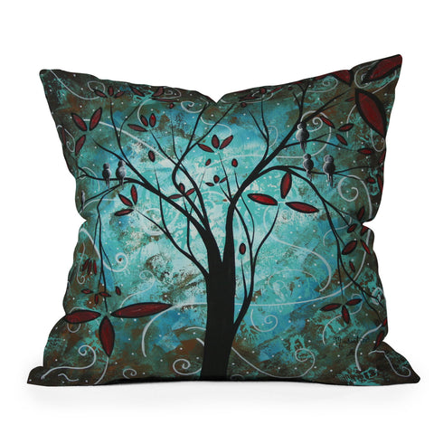 Madart Inc. Romantic Evening Outdoor Throw Pillow