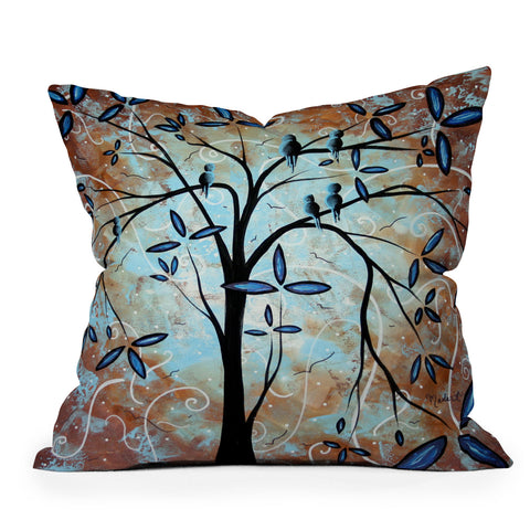 Madart Inc. Scenes From A Dream Outdoor Throw Pillow