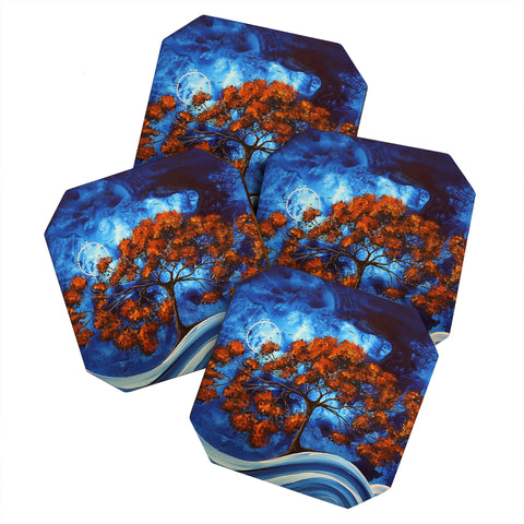 Madart Inc. Serendiptious Coaster Set