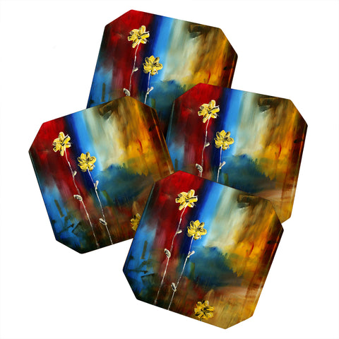 Madart Inc. Soft Touch Coaster Set