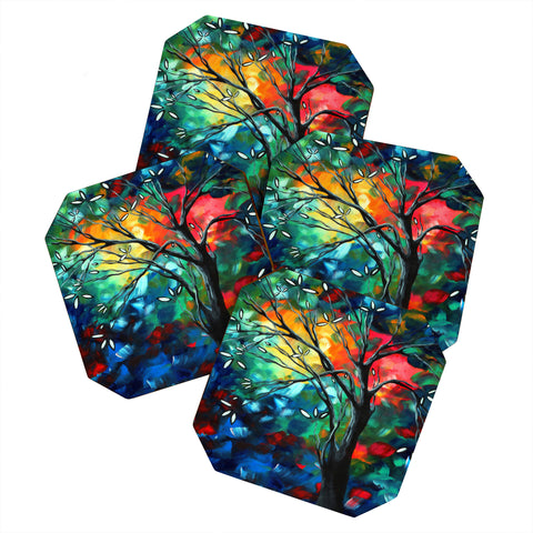 Madart Inc. Spring Blossoms Coaster Set