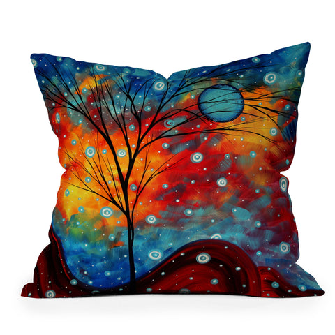 Madart Inc. Summer Snow Outdoor Throw Pillow