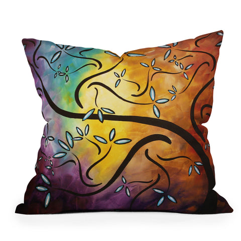 Madart Inc. Sweet Blossom Outdoor Throw Pillow