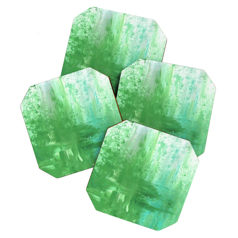 Madart Inc. The Fire Within Minty Coaster Set