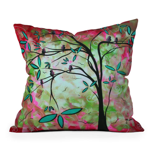 Madart Inc. Through The Looking Glass Outdoor Throw Pillow