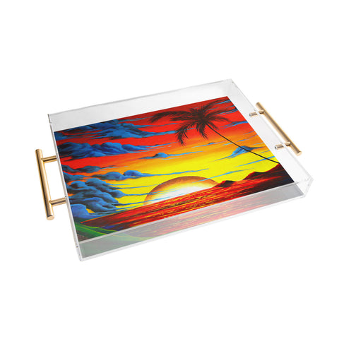 Madart Inc. Tropical Bliss Acrylic Tray