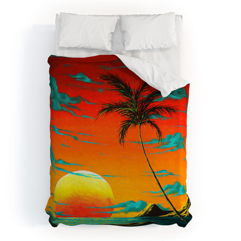 Madart Inc. Tropical Burn Duvet Cover
