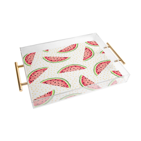 Madart Inc. Tropical Fusion 18 Watermelon Acrylic Tray