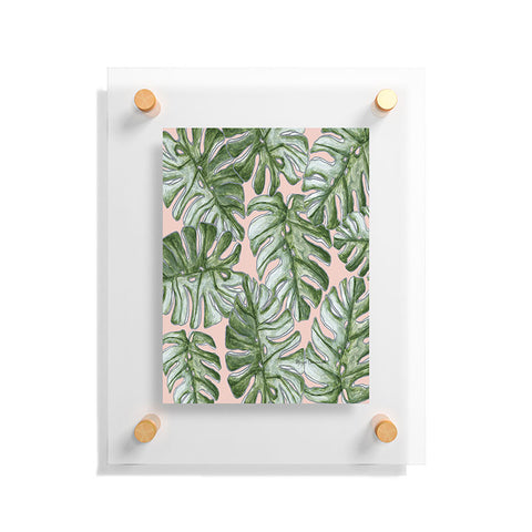 Madart Inc. Tropical Fusion 23 Leaves Floating Acrylic Print