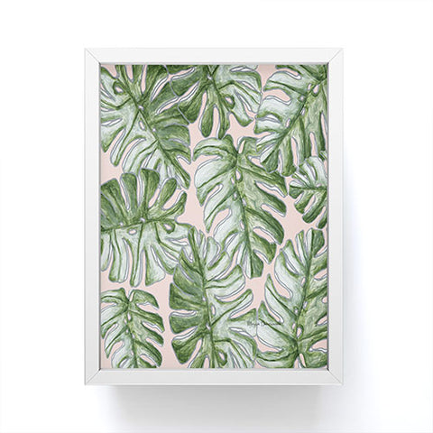 Madart Inc. Tropical Fusion 23 Leaves Framed Mini Art Print