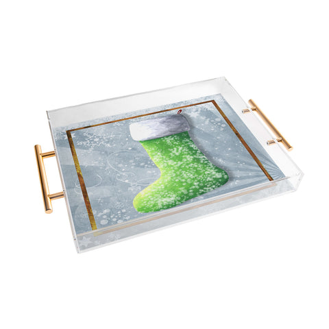 Madart Inc. Vintage Stocking 2 Acrylic Tray