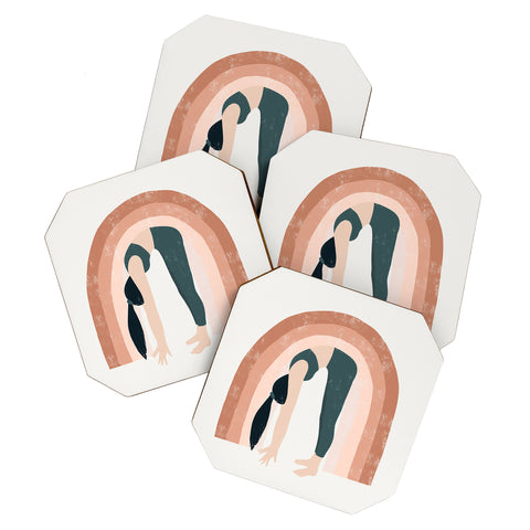 Madeline Kate Martinez a good start Coaster Set