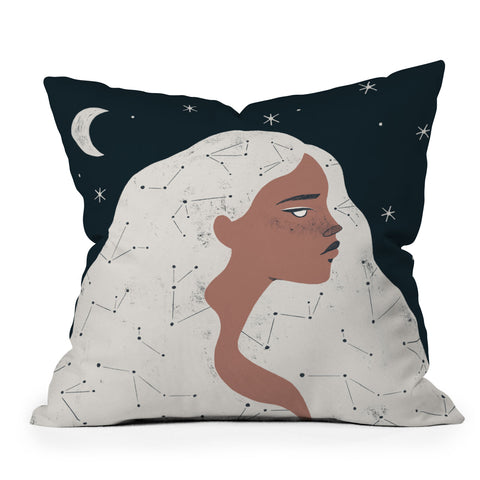Madeline Kate Martinez keeper of stars Outdoor Throw Pillow