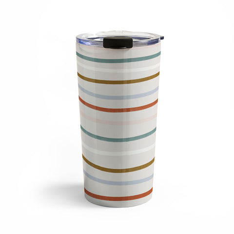 Madeline Kate Martinez signature stripe Travel Mug