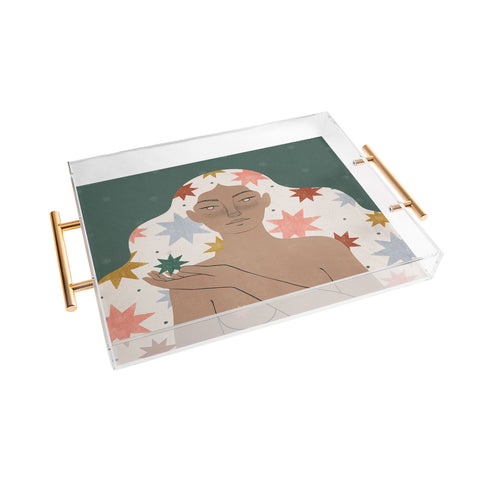 Madeline Kate Martinez star girl Acrylic Tray