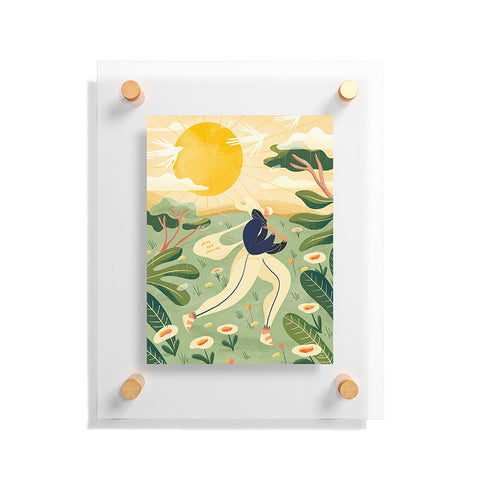 Maggie Stephenson Bring your sunshine Floating Acrylic Print
