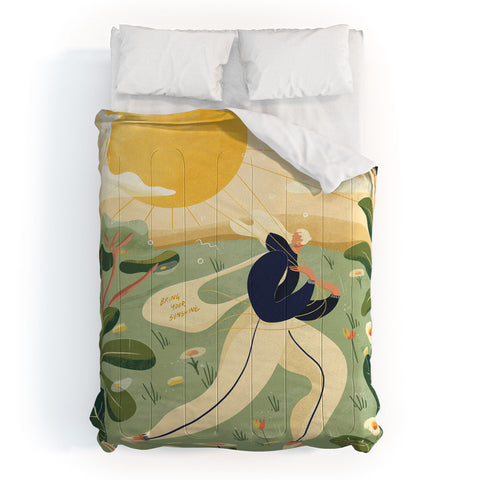 Maggie Stephenson Bring your sunshine Comforter