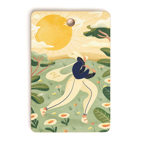 Maggie Stephenson Bring your sunshine Cutting Board Rectangle