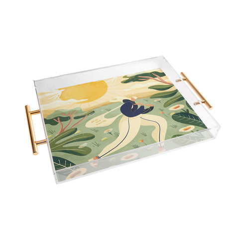 Maggie Stephenson Bring your sunshine Acrylic Tray