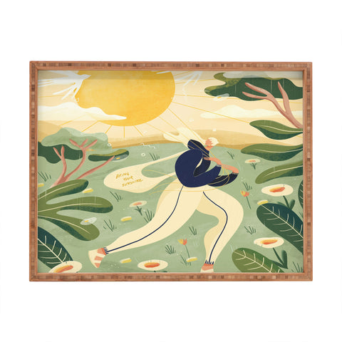 Maggie Stephenson Bring your sunshine Rectangular Tray