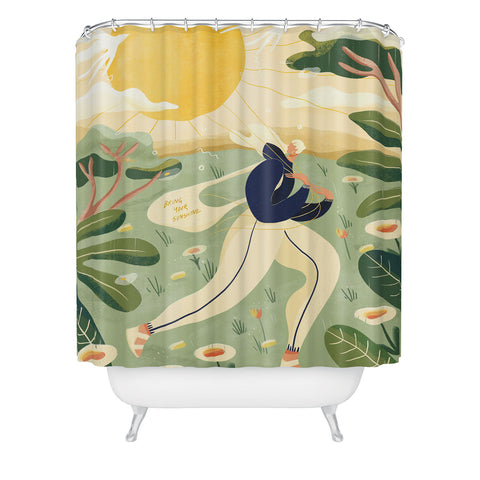 Maggie Stephenson Bring your sunshine Shower Curtain