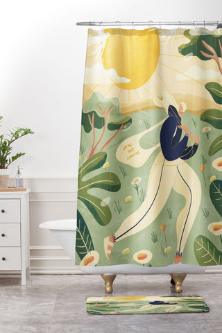 Maggie Stephenson Bring your sunshine Shower Curtain And Mat