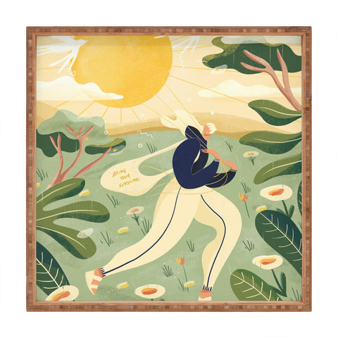 Maggie Stephenson Bring your sunshine Square Tray