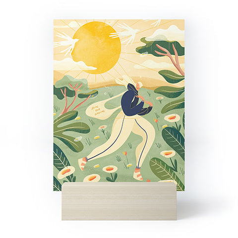 Maggie Stephenson Bring your sunshine Mini Art Print
