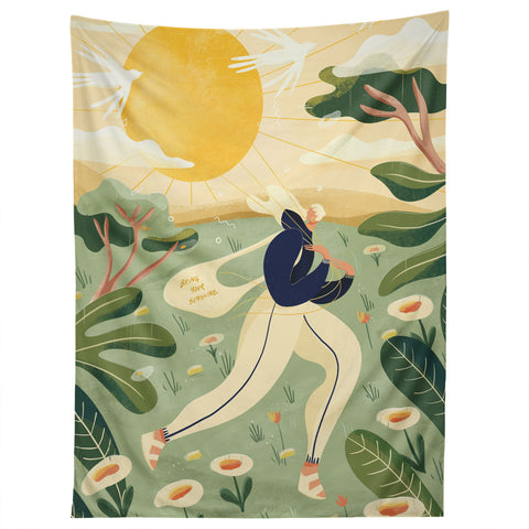 Maggie Stephenson Bring your sunshine Tapestry