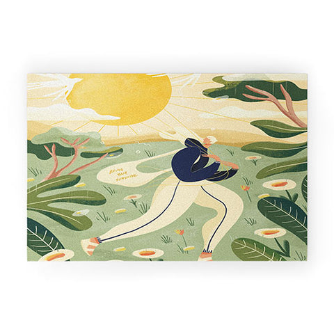 Maggie Stephenson Bring your sunshine Welcome Mat