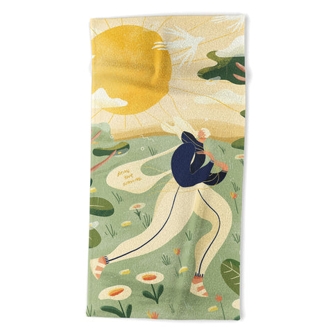 Maggie Stephenson Bring your sunshine Beach Towel