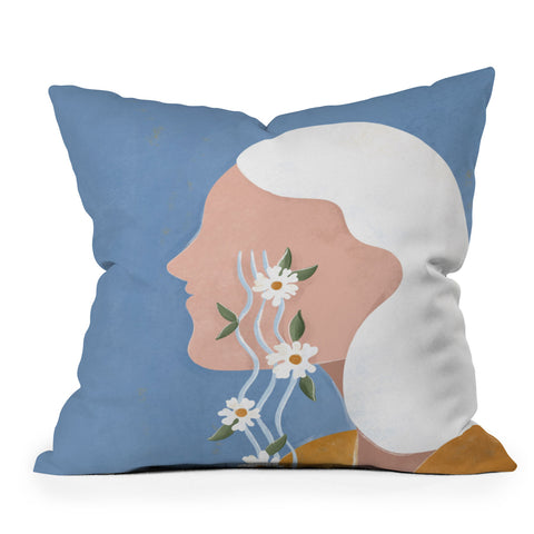 Maggie Stephenson Fierce tears Outdoor Throw Pillow