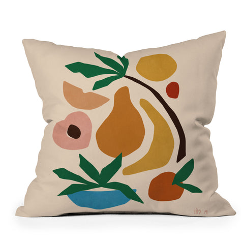 Maggie Stephenson Fruit salad I Outdoor Throw Pillow