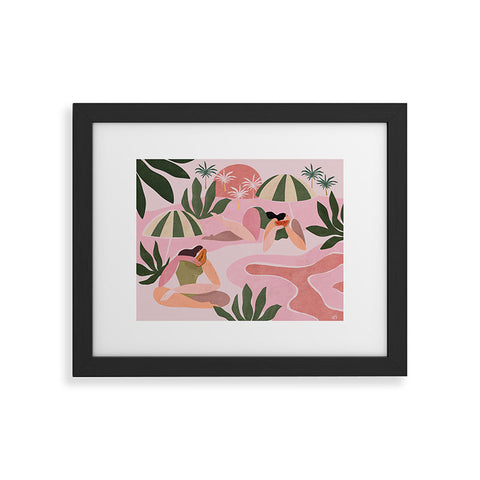 Maggie Stephenson How I will spend the summer Framed Art Print